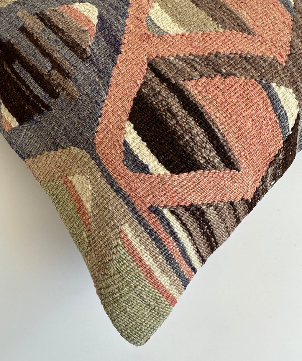 Handmade Turkish Cushion Cover 16''x16'' / 41x41 CM