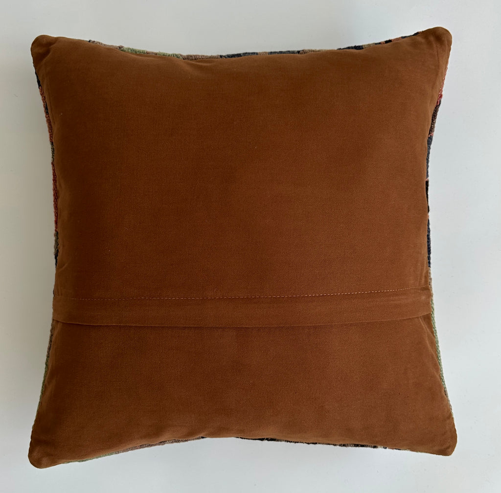 Handmade Turkish Cushion Cover 16''x16'' / 41x41 CM