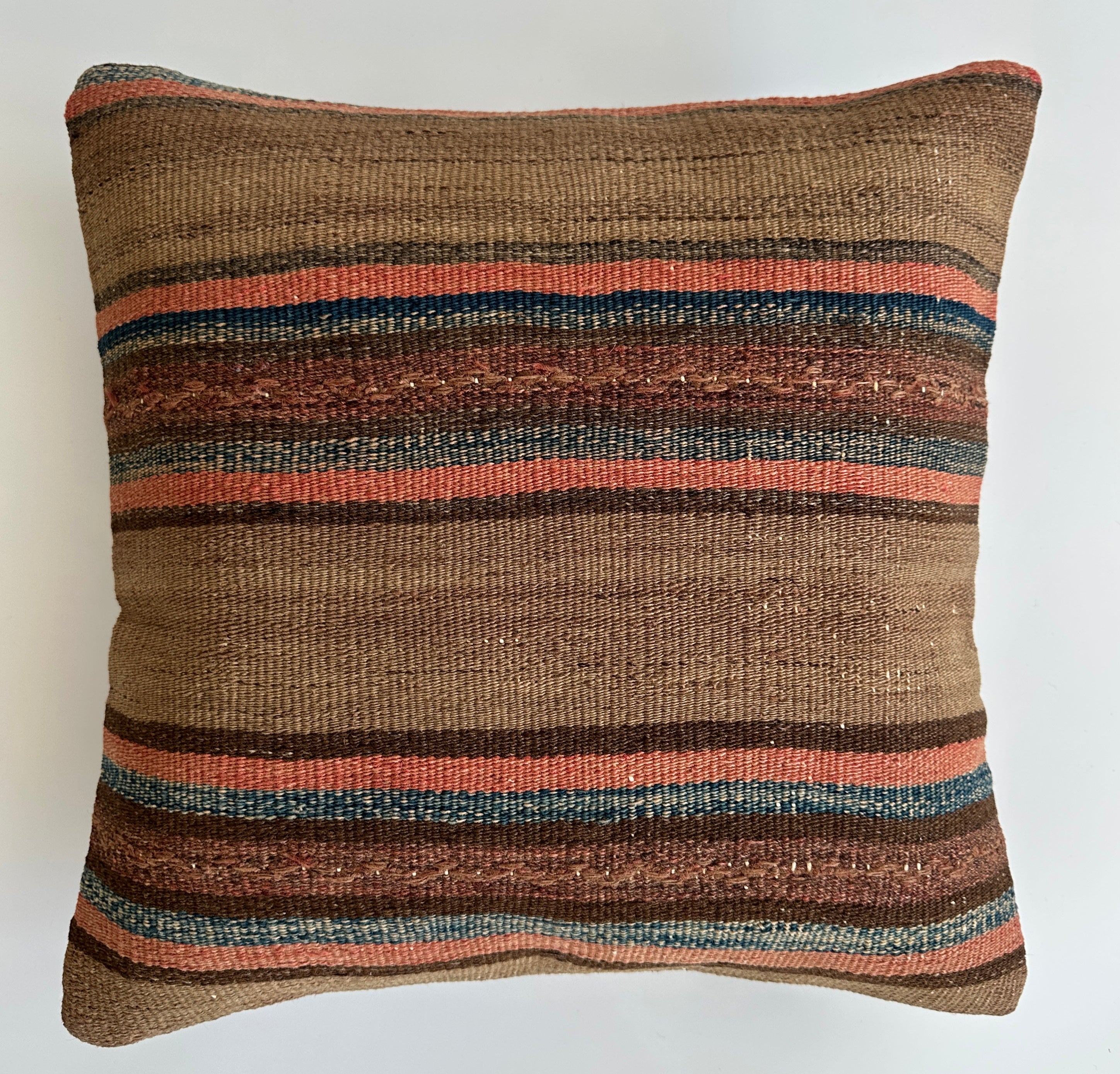 Handmade Multicolour Turkish Cushion Cover 16''x16'' / 40x40 CM