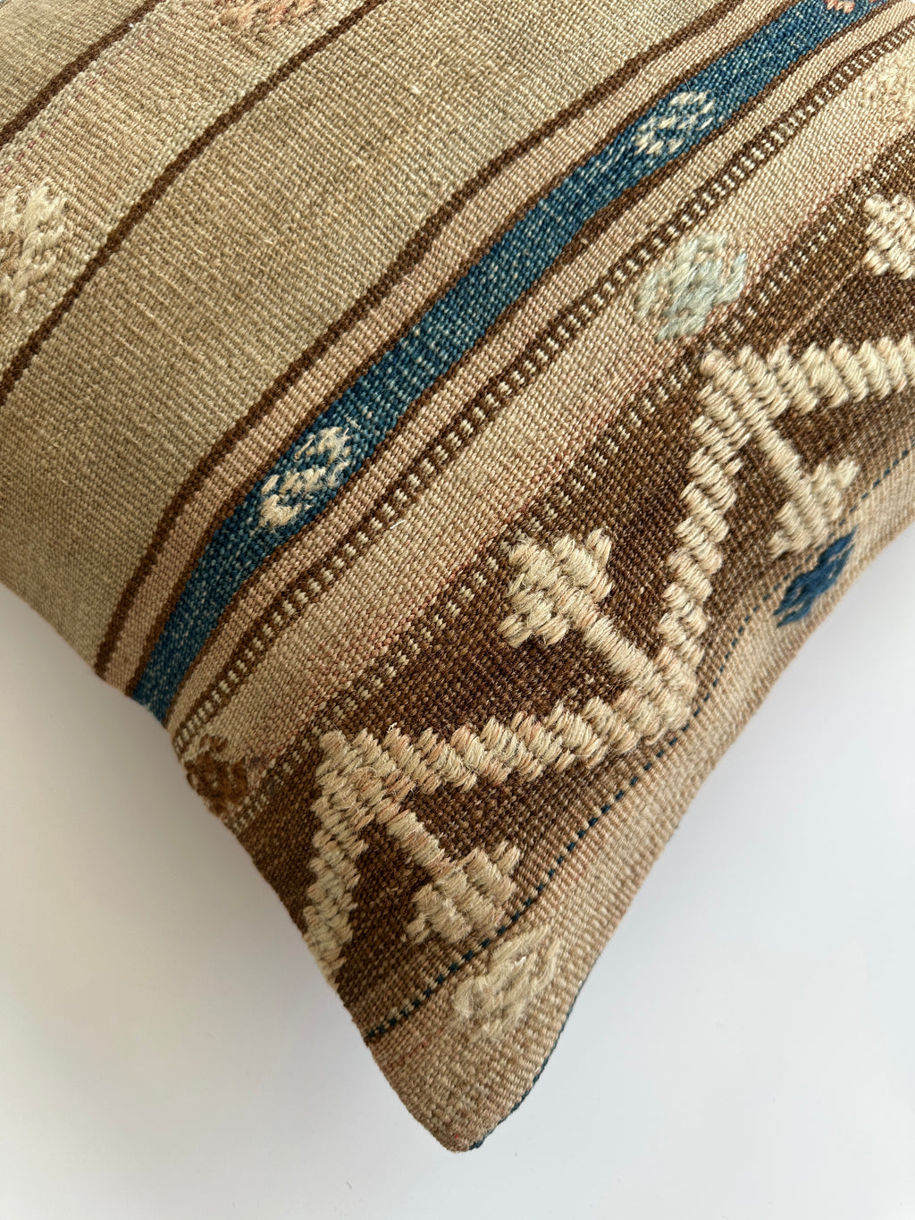 Handmade Multicolour Turkish Cushion Cover 16''x16'' / 42x41 CM