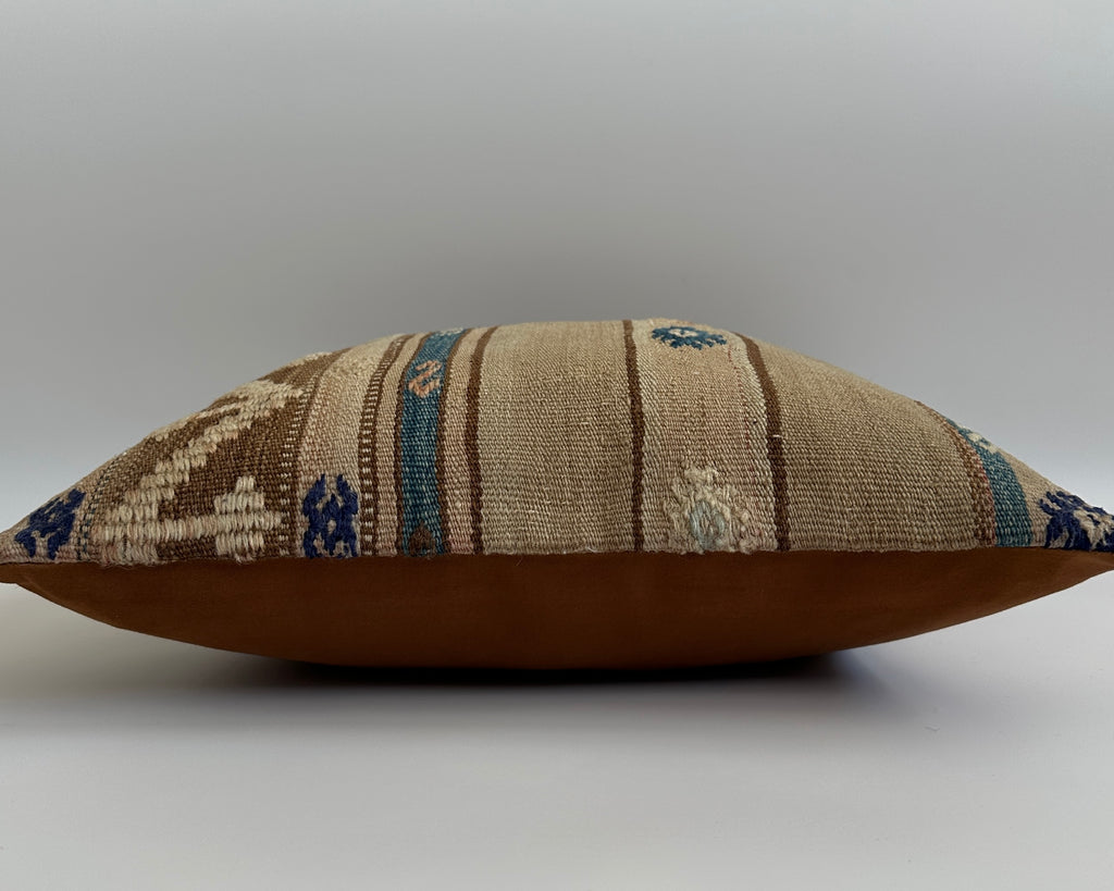 Handmade Multicolour Turkish Cushion Cover 16''x16'' / 42x41 CM