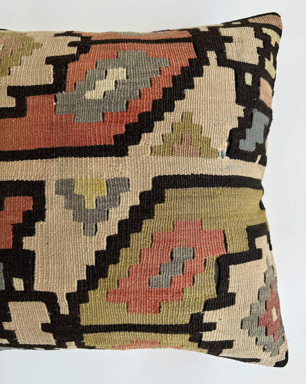 Handmade Turkish Cushion Cover 16''x16'' / 40x39 CM