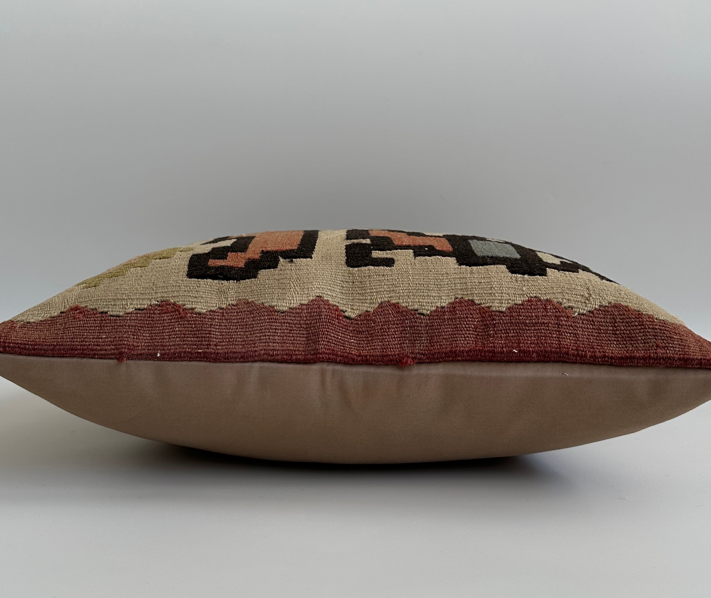 Handmade Turkish Cushion Cover 16''x16'' / 40x39 CM