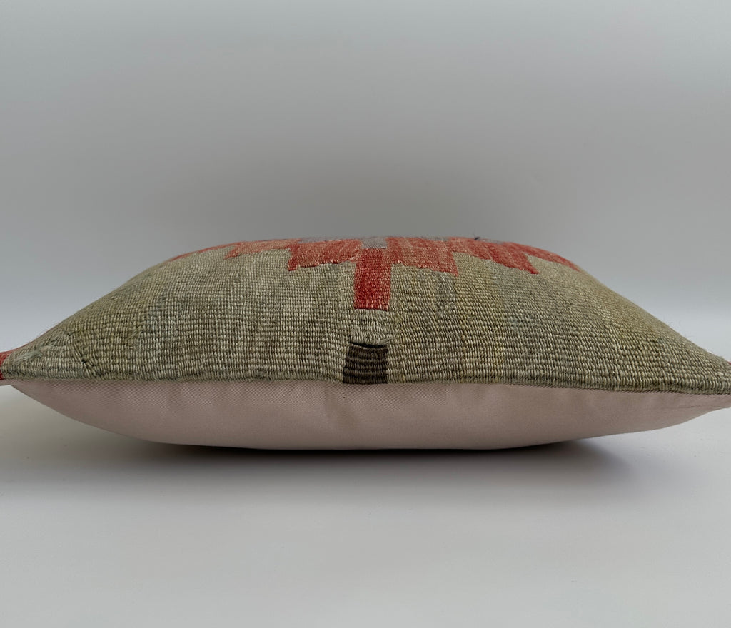 Handmade Turkish Cushion Cover 16''x16'' / 42x40 CM