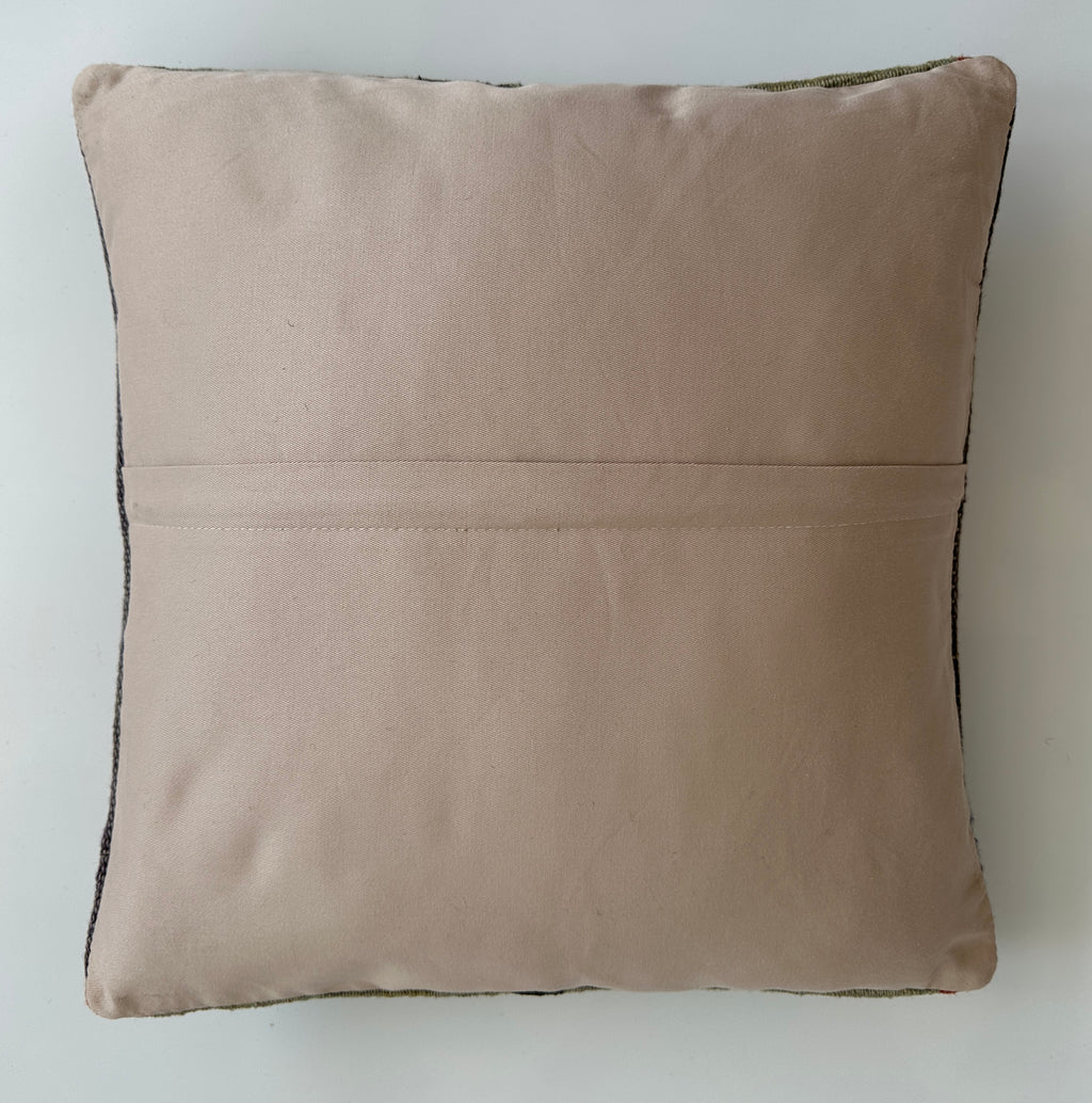 Handmade Turkish Cushion Cover 16''x16'' / 42x40 CM