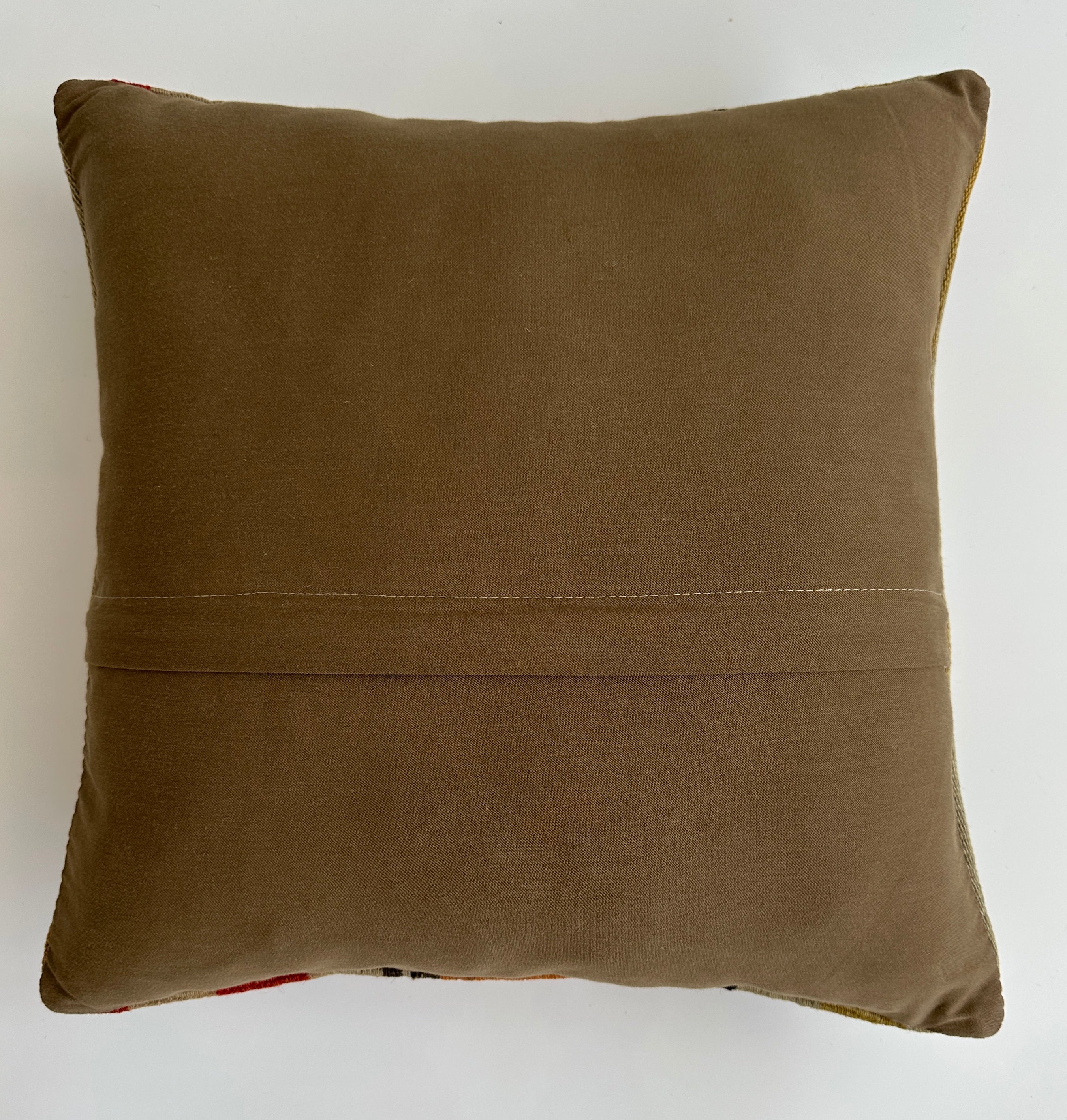 Handmade Multicolour Turkish Cushion Cover 16''x16'' / 39x39 CM