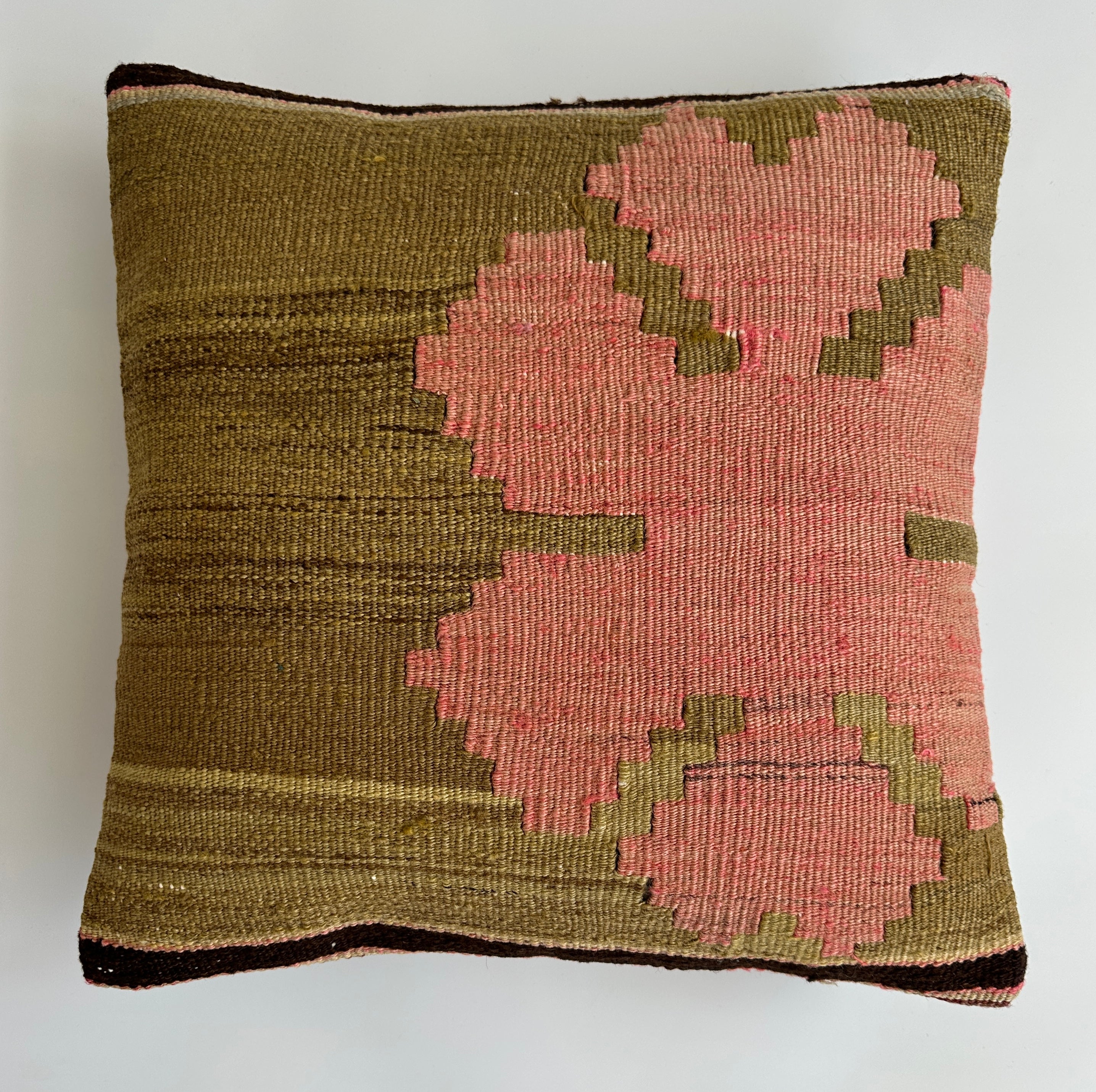 Handmade Turkish Cushion Cover 16''x16'' / 41x41 CM