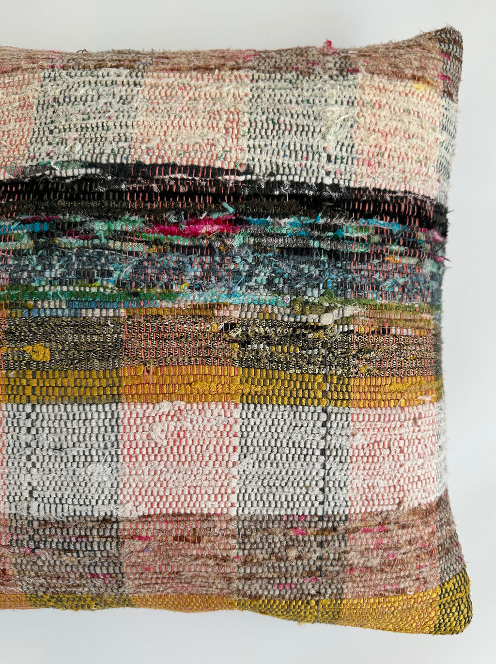 Handmade Multicolour Turkish Cushion Cover 16''x16'' / 40x40 CM