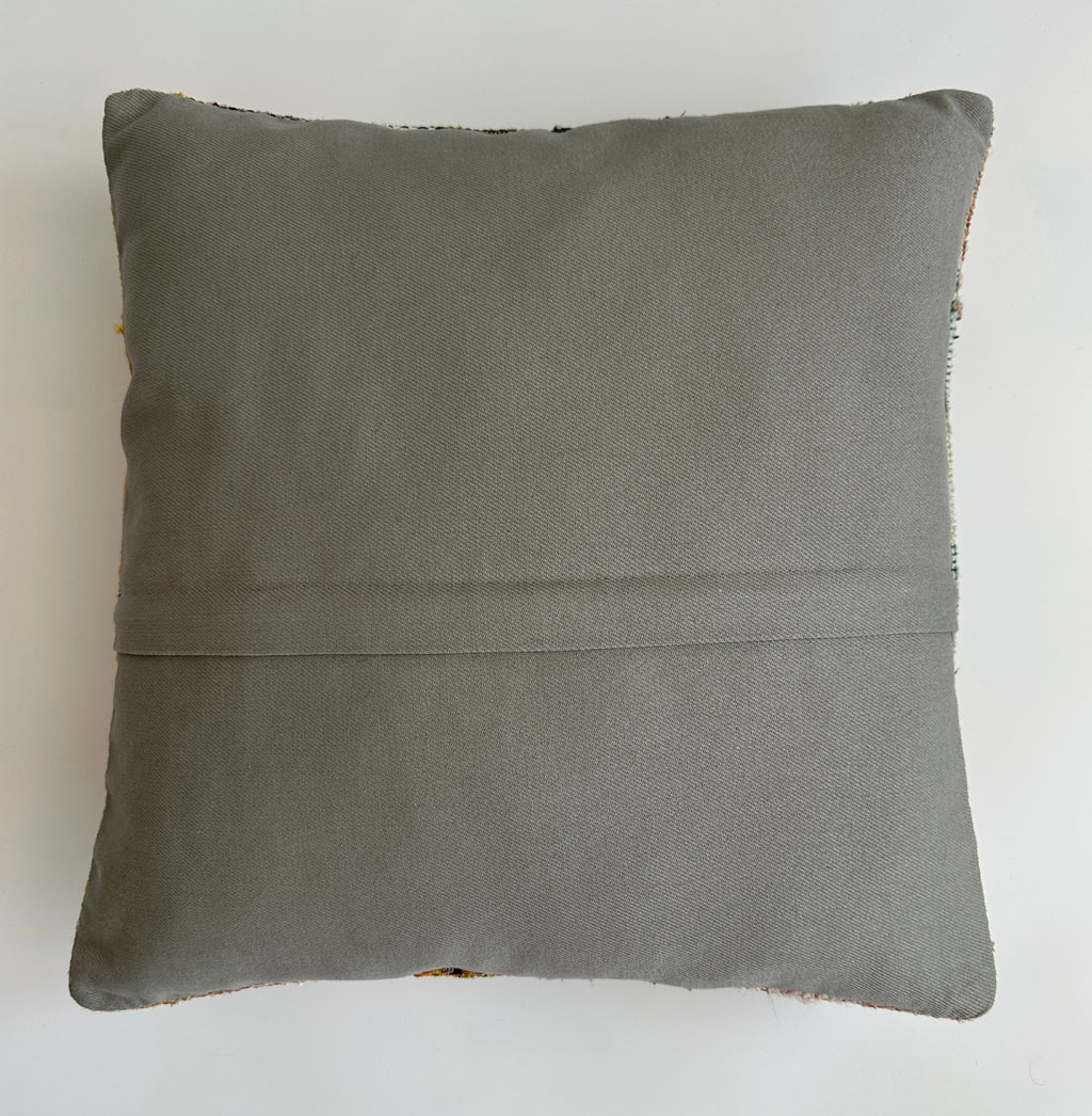 Handmade Multicolour Turkish Cushion Cover 16''x16'' / 40x40 CM