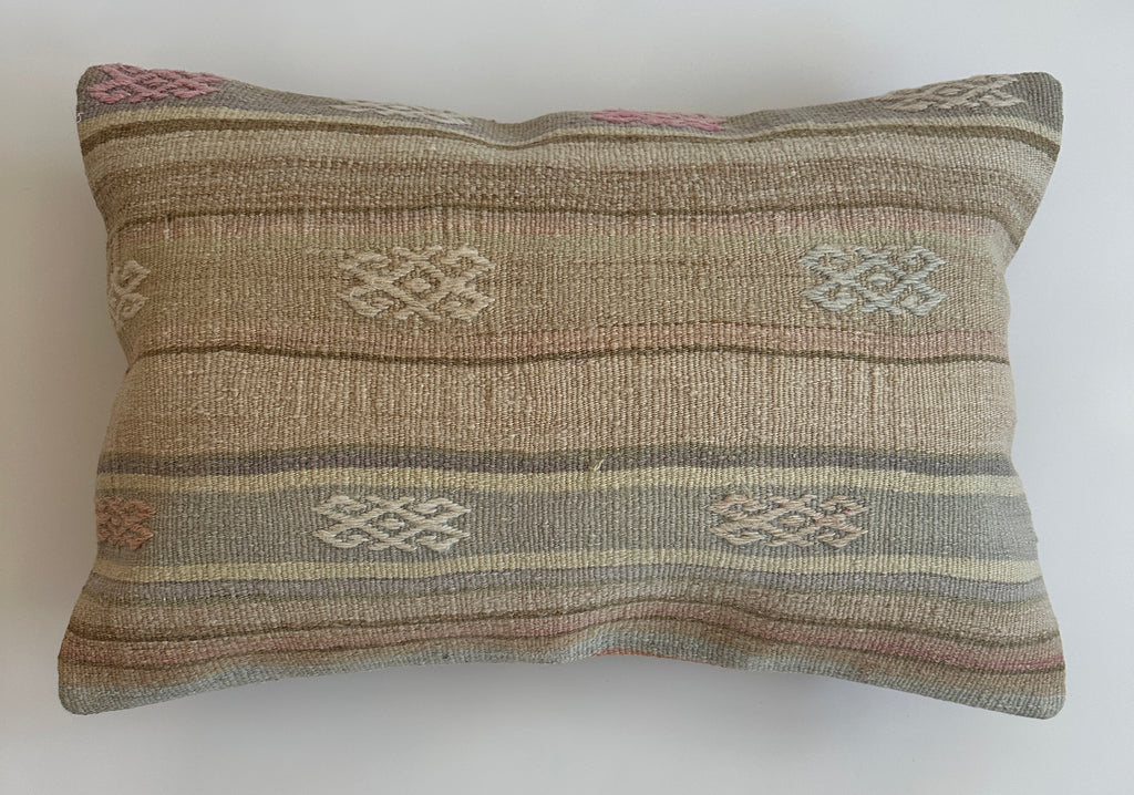 Multicolour Turkish Rug Cushion Cover 24''x16'' / 60x40 CM