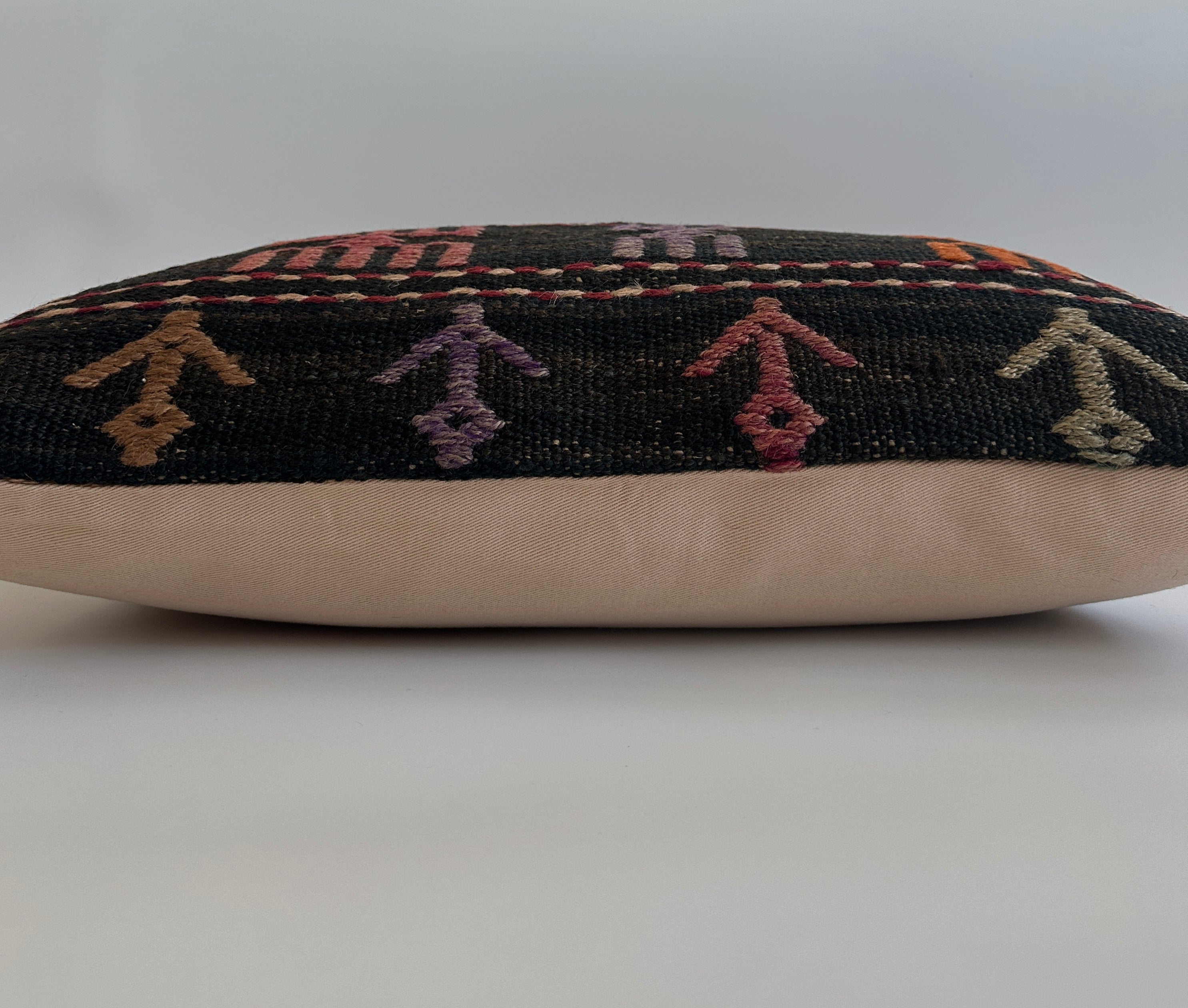 Multicolour Turkish Rug Cushion Cover 24''x16'' / 60x40 CM