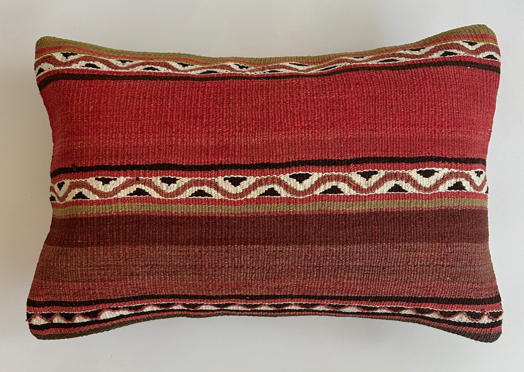 Multicolour Turkish Rug Cushion Cover 24''x16'' / 60x40 CM