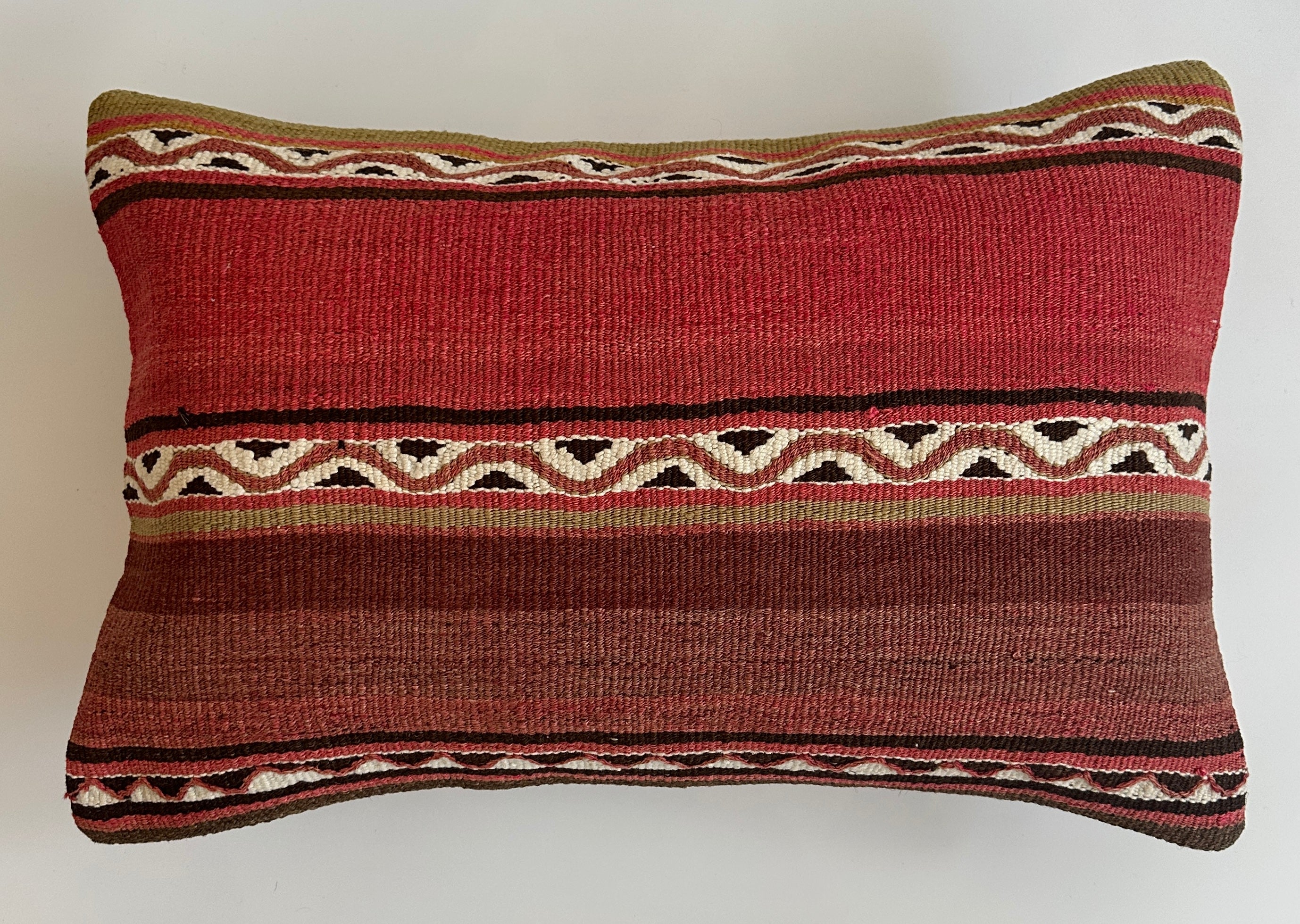 Multicolour Turkish Rug Cushion Cover 24''x16'' / 60x40 CM