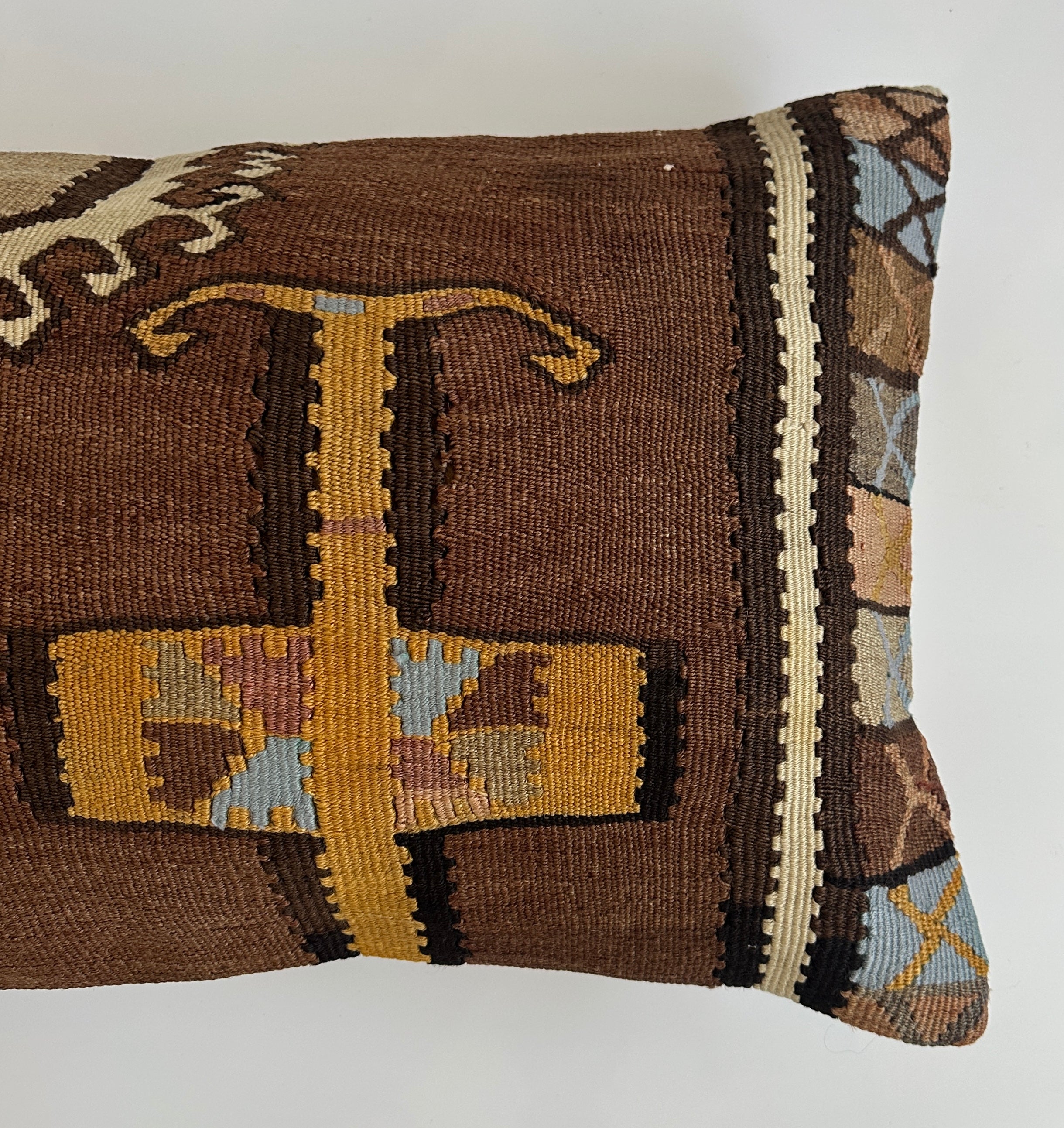 Multicolour Turkish Rug Cushion Cover 24''x16'' / 60x40 CM