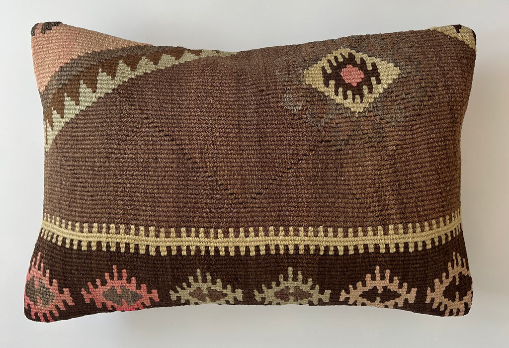 Multicolour Turkish Rug Cushion Cover 24''x16'' / 60x40 CM
