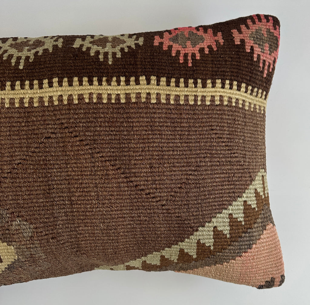 Multicolour Turkish Rug Cushion Cover 24''x16'' / 60x40 CM