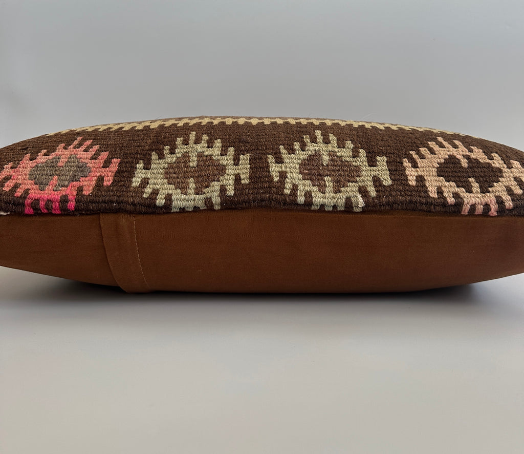 Multicolour Turkish Rug Cushion Cover 24''x16'' / 60x40 CM