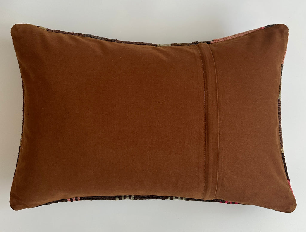 Multicolour Turkish Rug Cushion Cover 24''x16'' / 60x40 CM