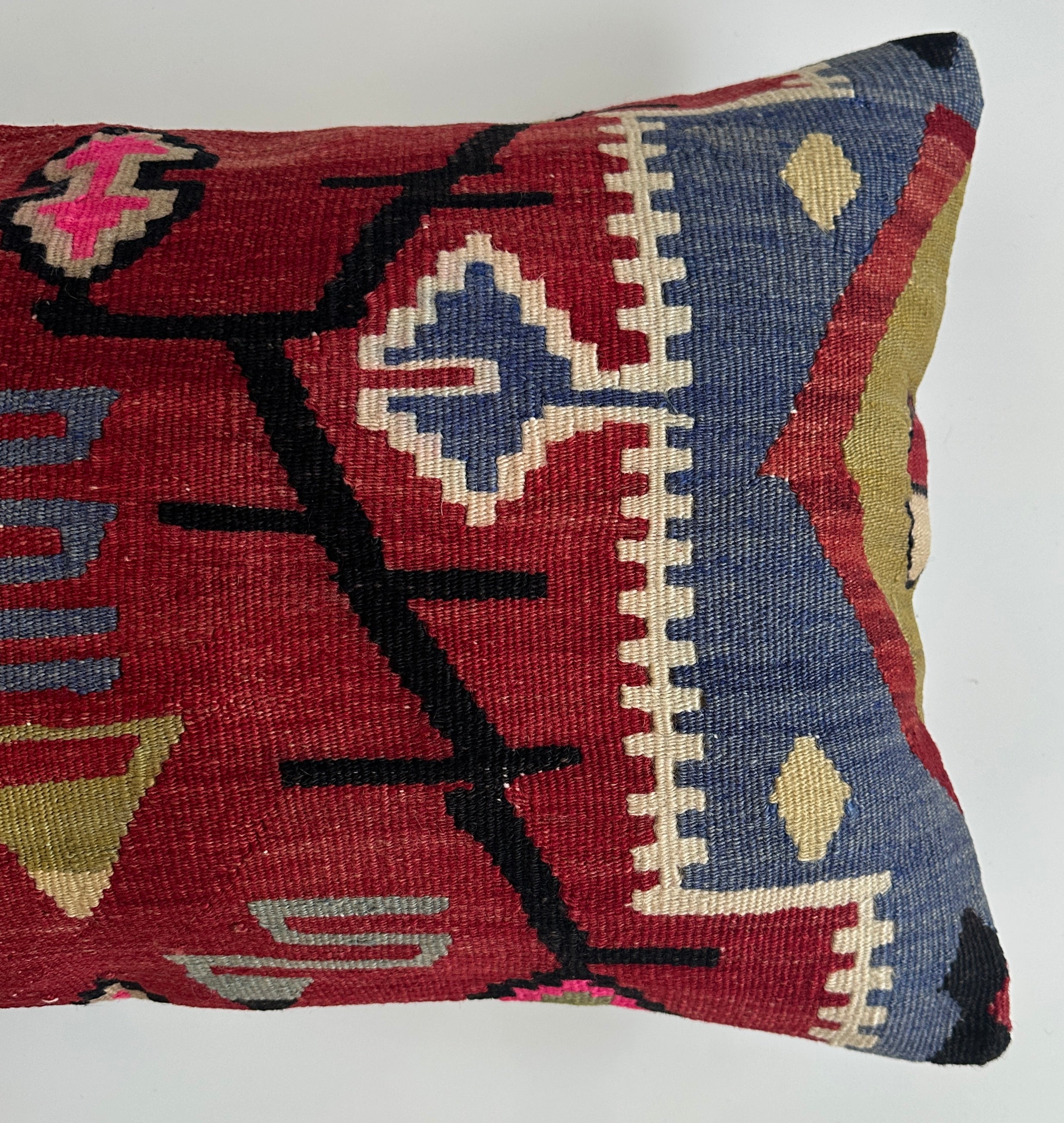 Multicolour Turkish Rug Cushion Cover 24''x16'' / 60x40 CM