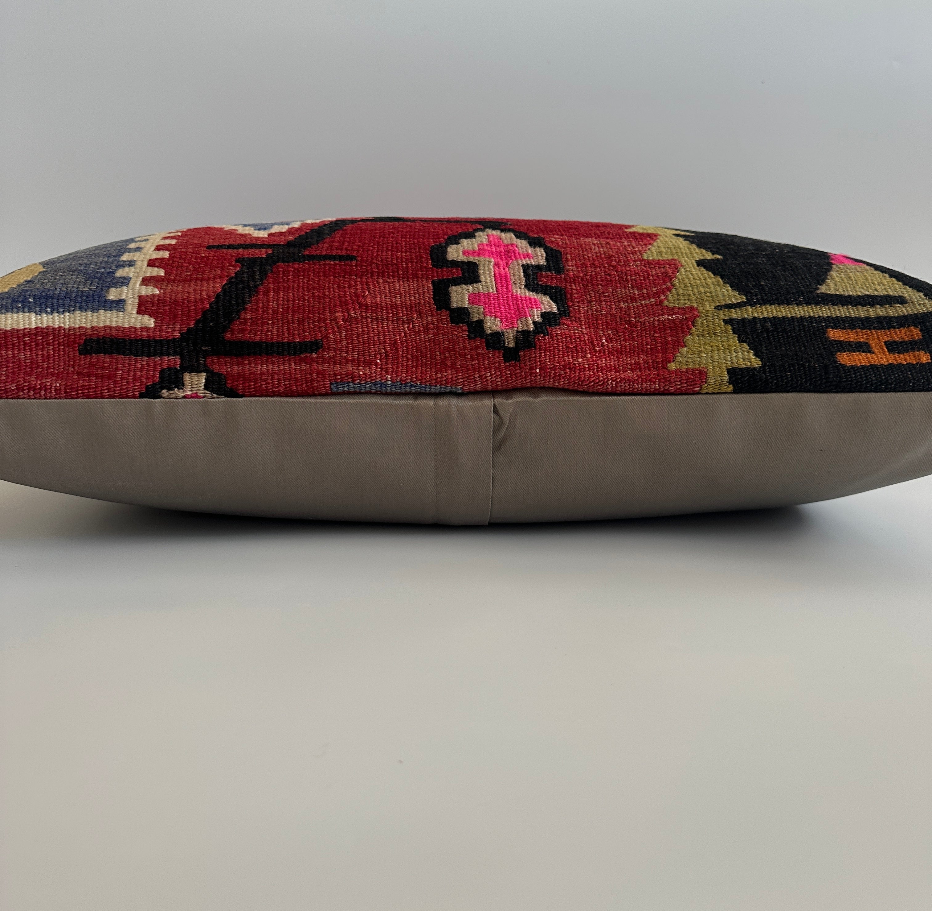 Multicolour Turkish Rug Cushion Cover 24''x16'' / 60x40 CM