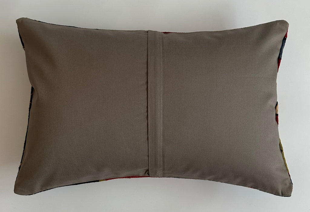 Multicolour Turkish Rug Cushion Cover 24''x16'' / 60x40 CM