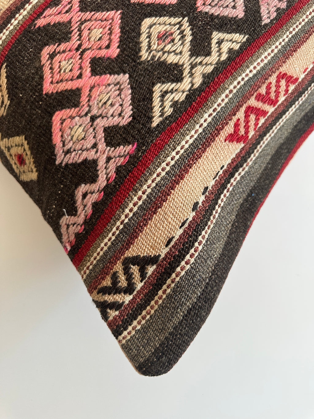 Multicolour Turkish Rug Cushion Cover 24''x16'' / 60x40 CM