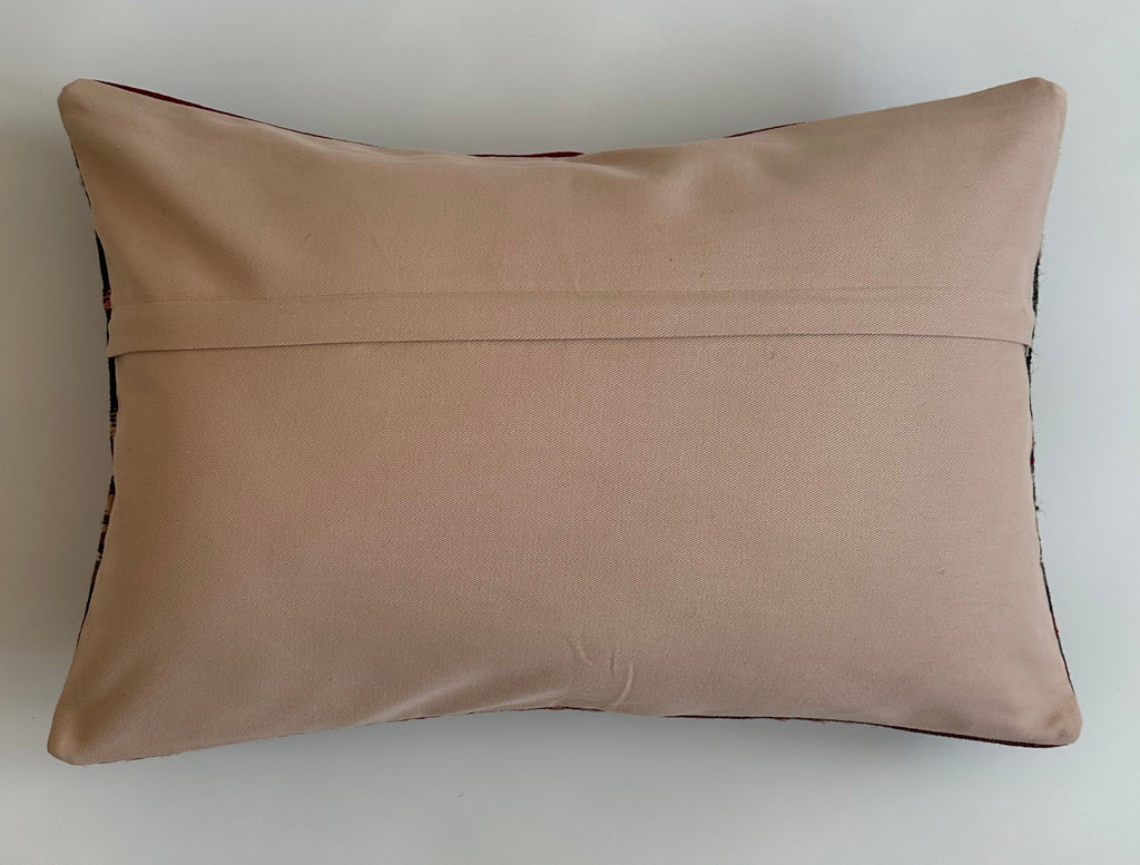 Multicolour Turkish Rug Cushion Cover 24''x16'' / 60x40 CM