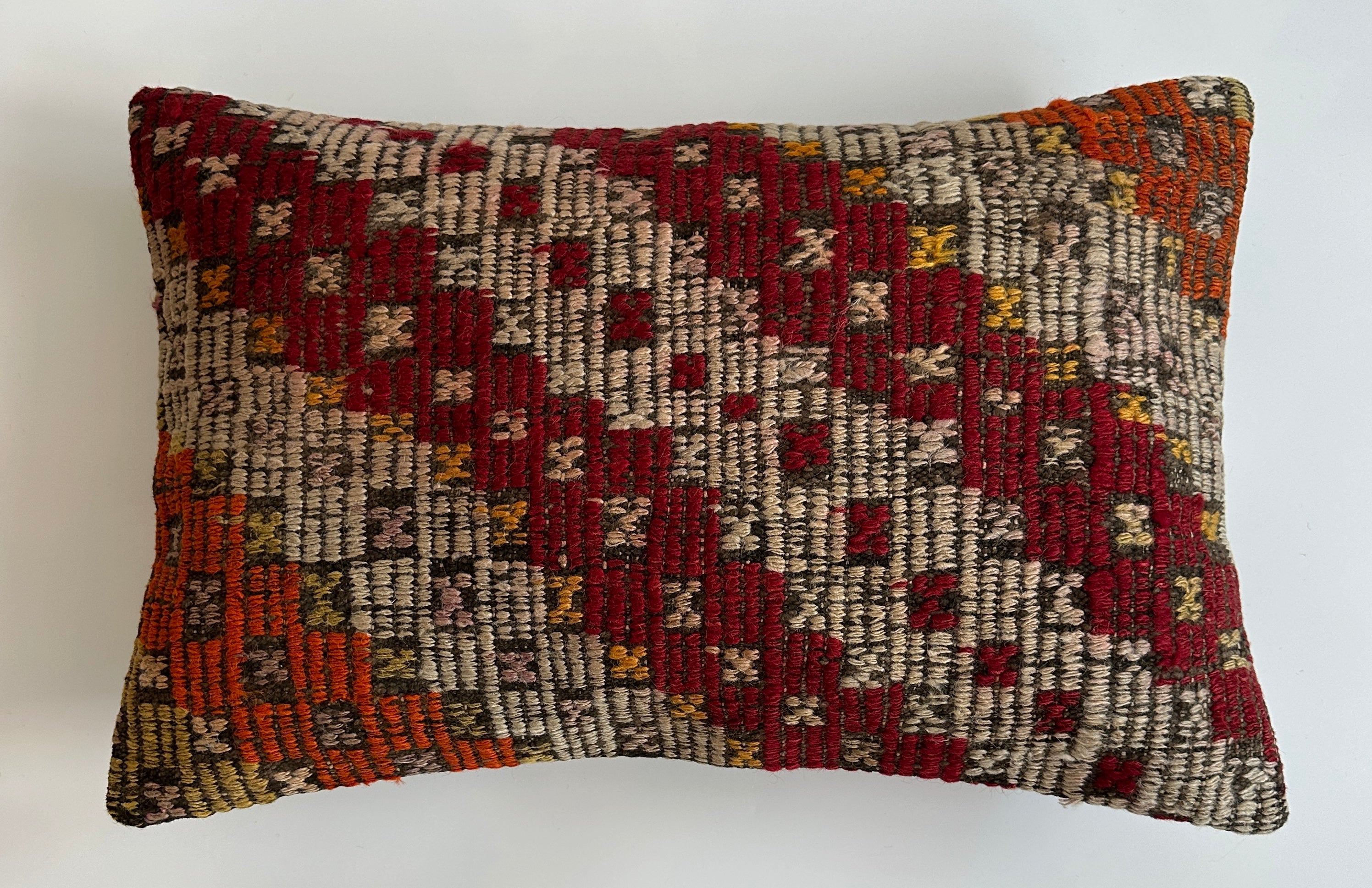 Multicolour Turkish Rug Cushion Cover 24''x16'' / 60x40 CM