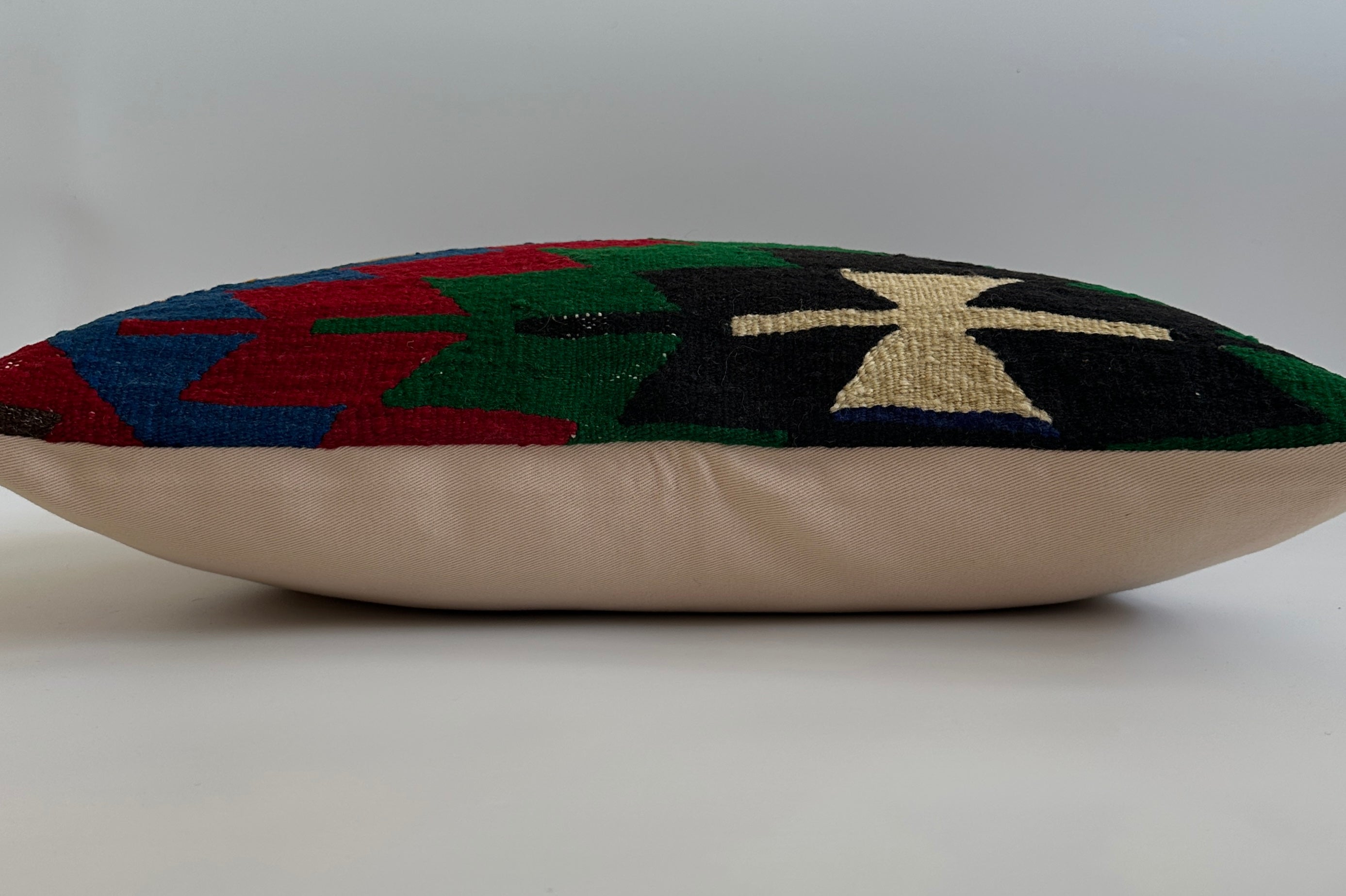 Multicolour Turkish Rug Cushion Cover 24''x16'' / 60x40 CM