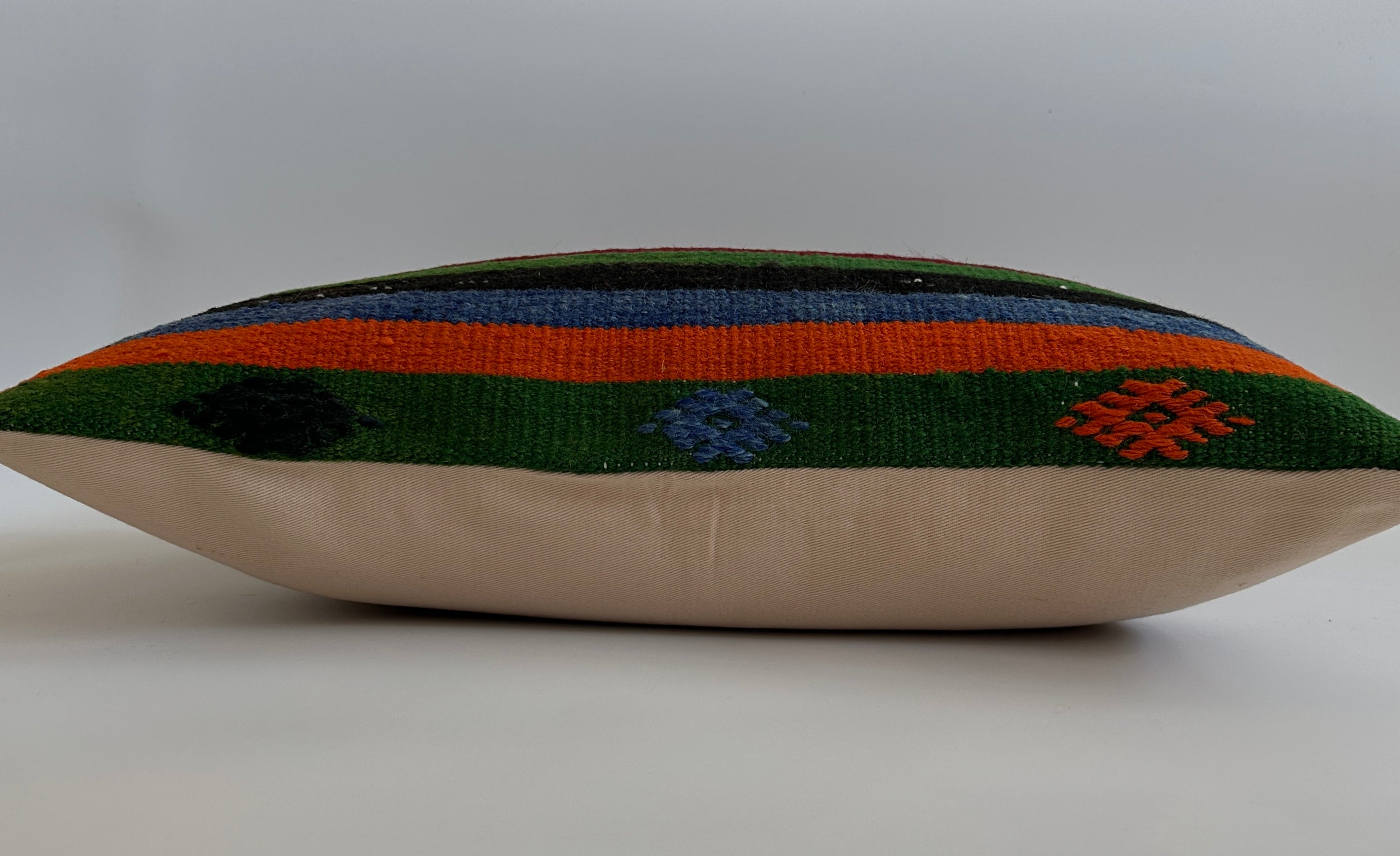 Multicolour Turkish Rug Cushion Cover 24''x16'' / 60x40 CM