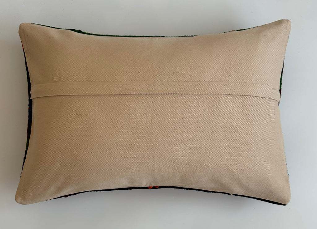 Multicolour Turkish Rug Cushion Cover 24''x16'' / 60x40 CM