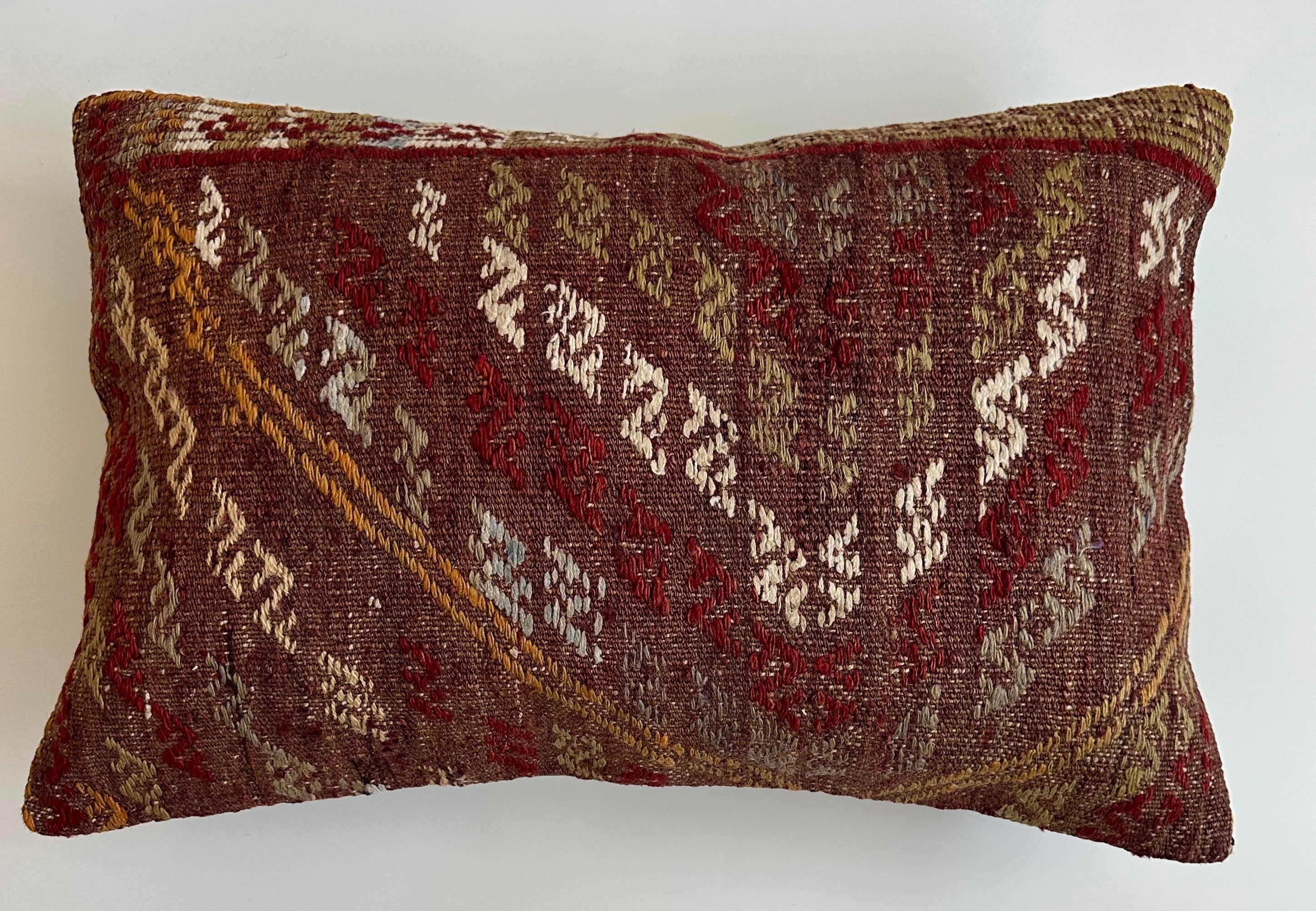 Multicolour Turkish Rug Cushion Cover 24''x16'' / 60x40 CM