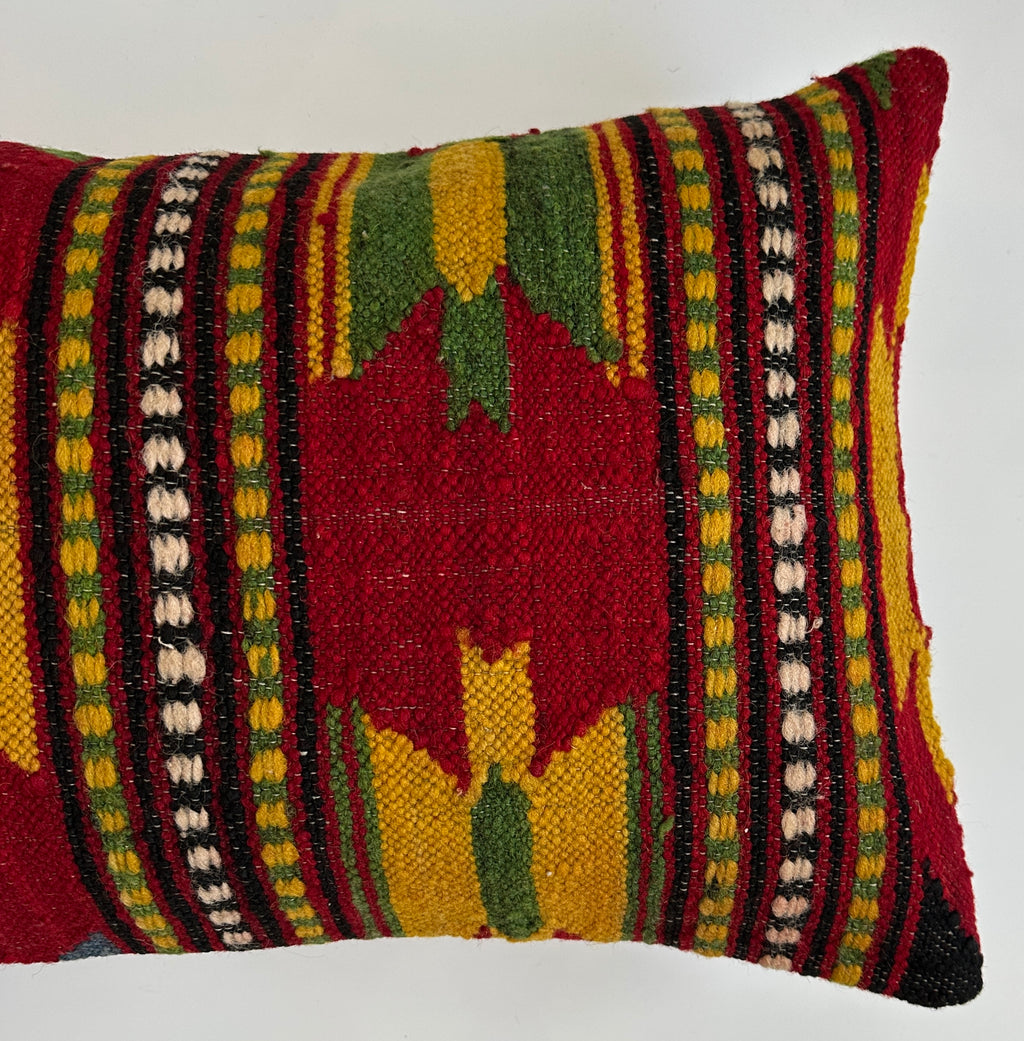 Multicolour Turkish Rug Cushion Cover 24''x16'' / 60x40 CM
