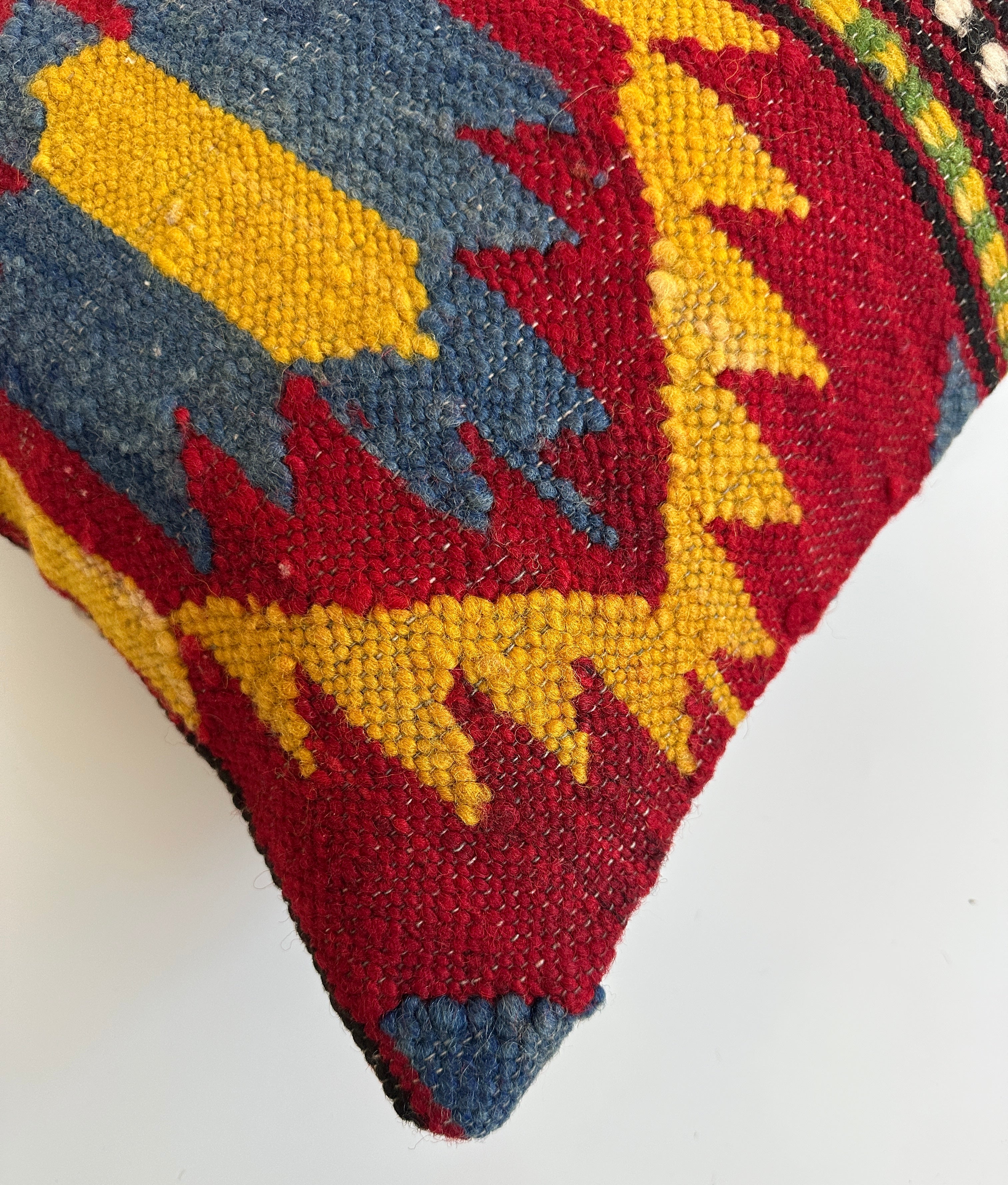 Multicolour Turkish Rug Cushion Cover 24''x16'' / 60x40 CM