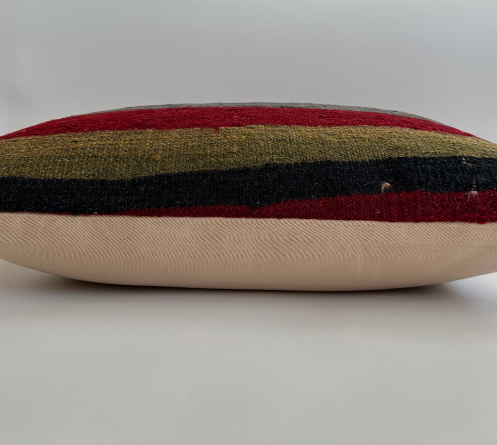 Multicolour Turkish Rug Cushion Cover 24''x16'' / 60x40 CM