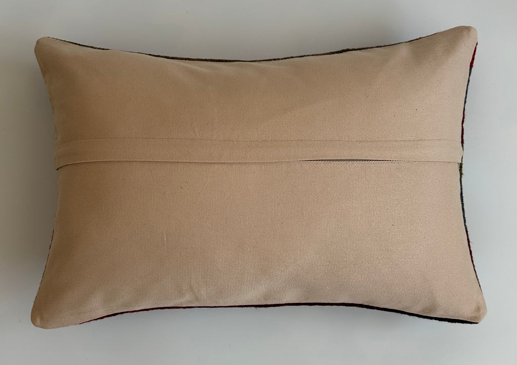 Multicolour Turkish Rug Cushion Cover 24''x16'' / 60x40 CM