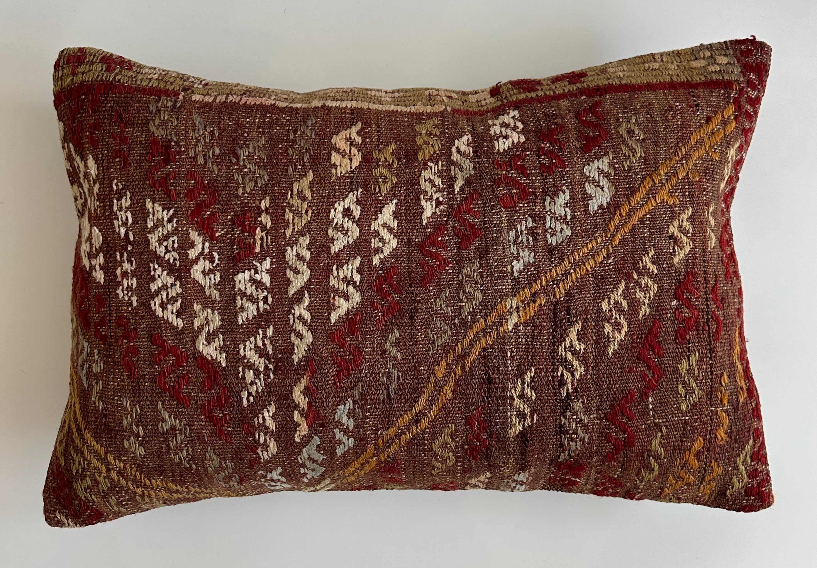 Multicolour Turkish Rug Cushion Cover 24''x16'' / 60x40 CM