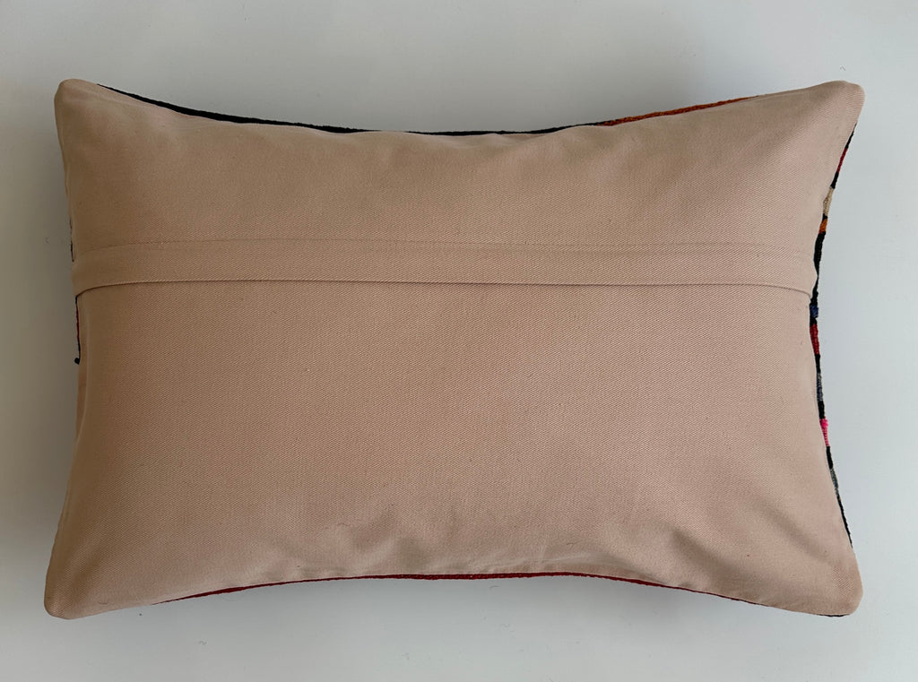 Multicolour Turkish Rug Cushion Cover 24''x16'' / 60x40 CM