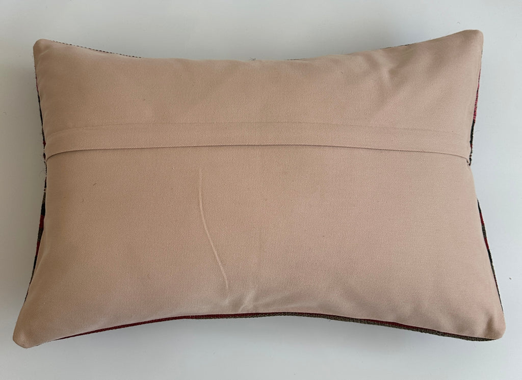 Multicolour Turkish Rug Cushion Cover 24''x16'' / 60x40 CM