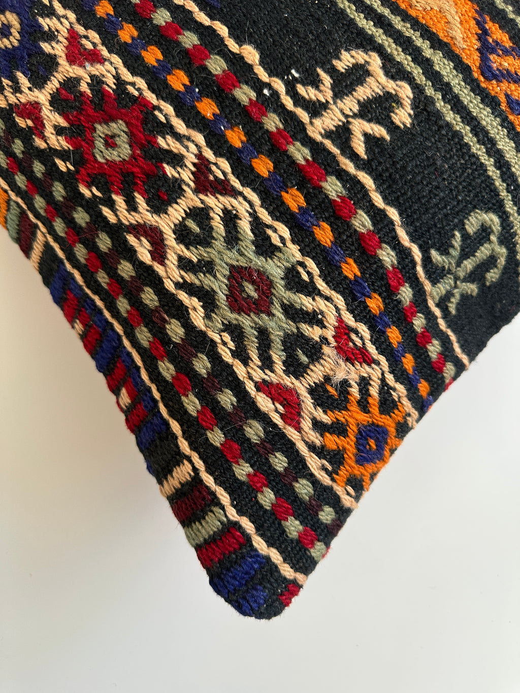Multicolour Turkish Rug Cushion Cover 24''x16'' / 60x40 CM