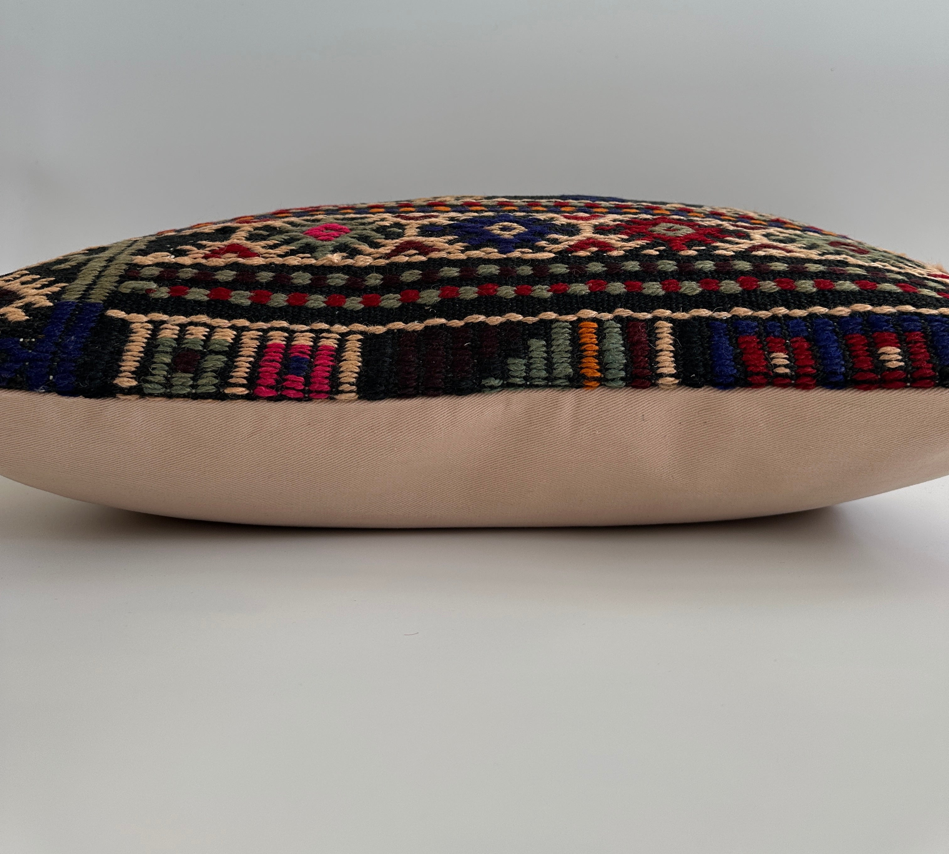 Multicolour Turkish Rug Cushion Cover 24''x16'' / 60x40 CM