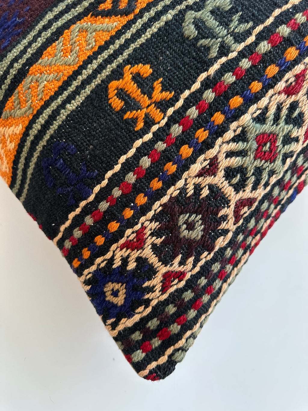 Multicolour Turkish Rug Cushion Cover 24''x16'' / 60x40 CM