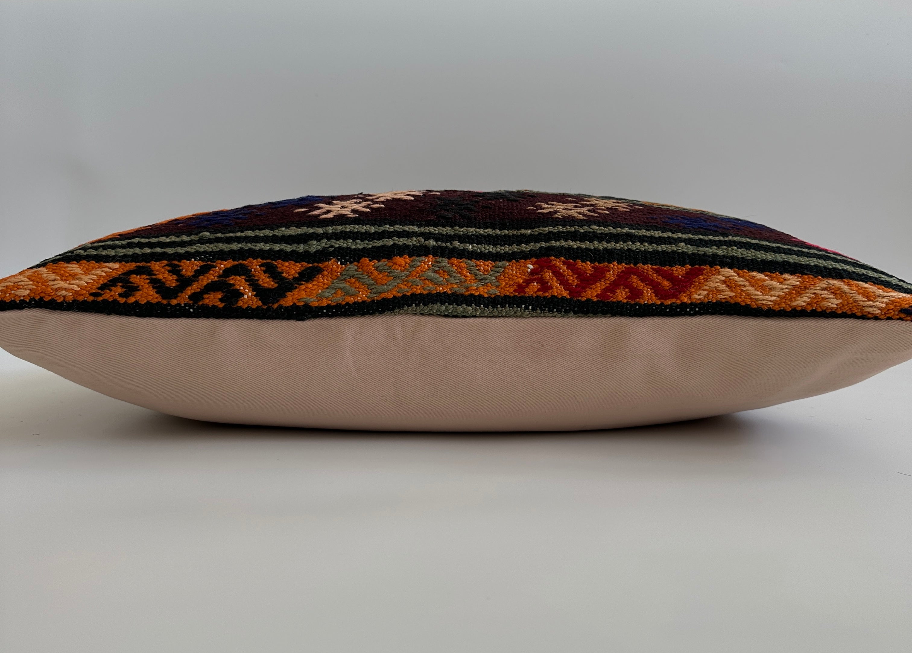 Multicolour Turkish Rug Cushion Cover 24''x16'' / 60x40 CM