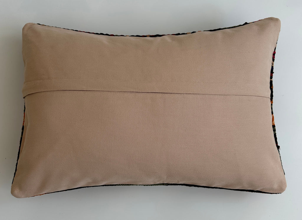 Multicolour Turkish Rug Cushion Cover 24''x16'' / 60x40 CM