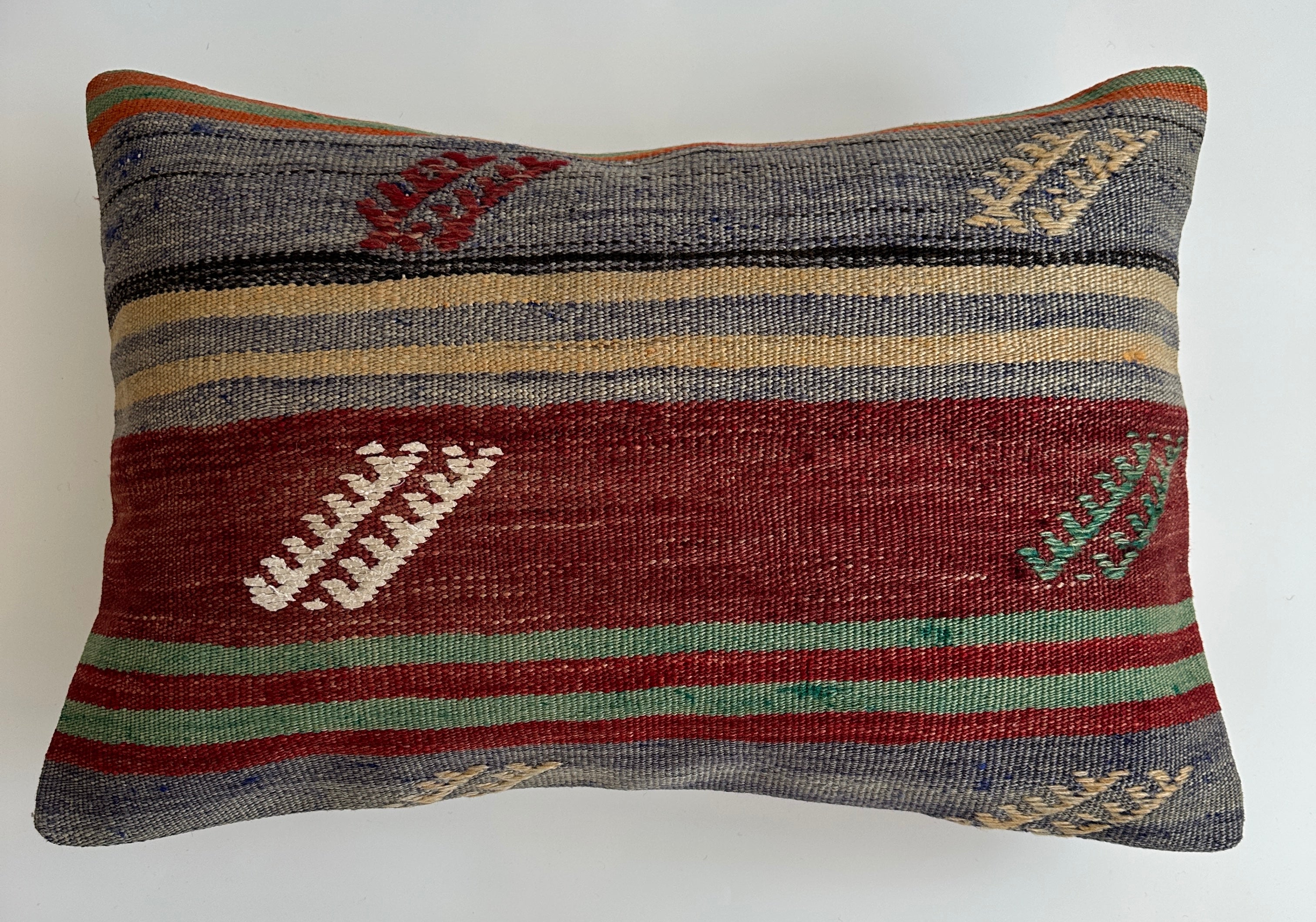 Multicolour Turkish Rug Cushion Cover 24''x16'' / 60x40 CM