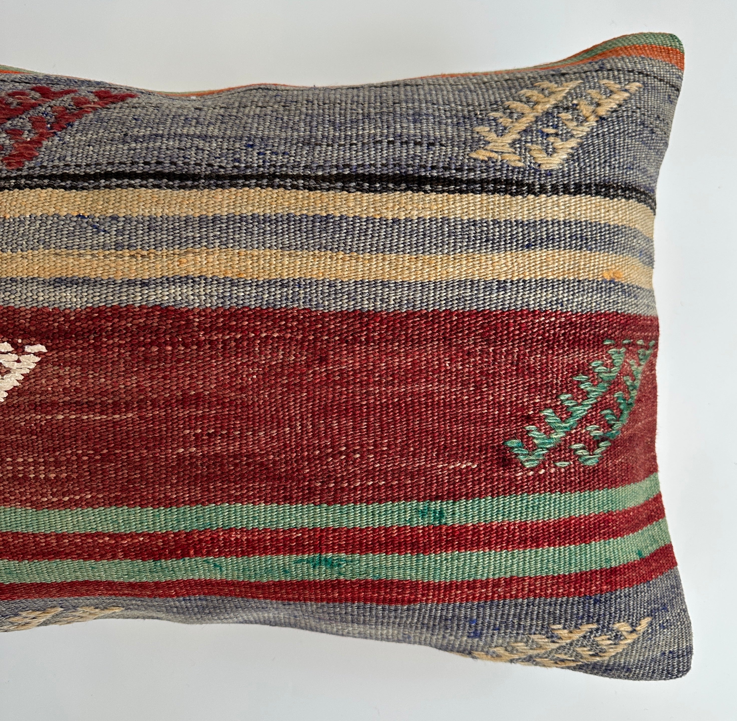 Multicolour Turkish Rug Cushion Cover 24''x16'' / 60x40 CM