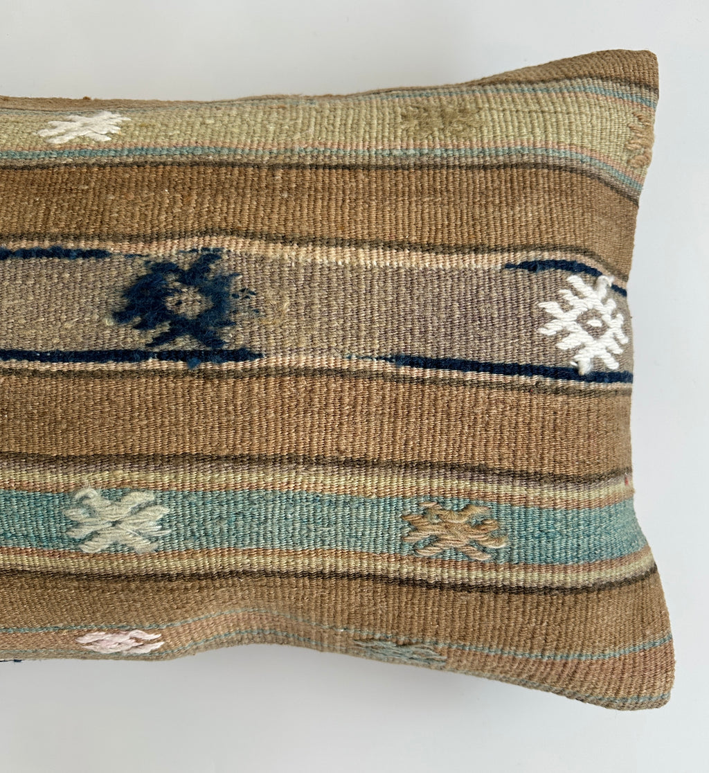 Multicolour Turkish Rug Cushion Cover 24''x16'' / 60x40 CM
