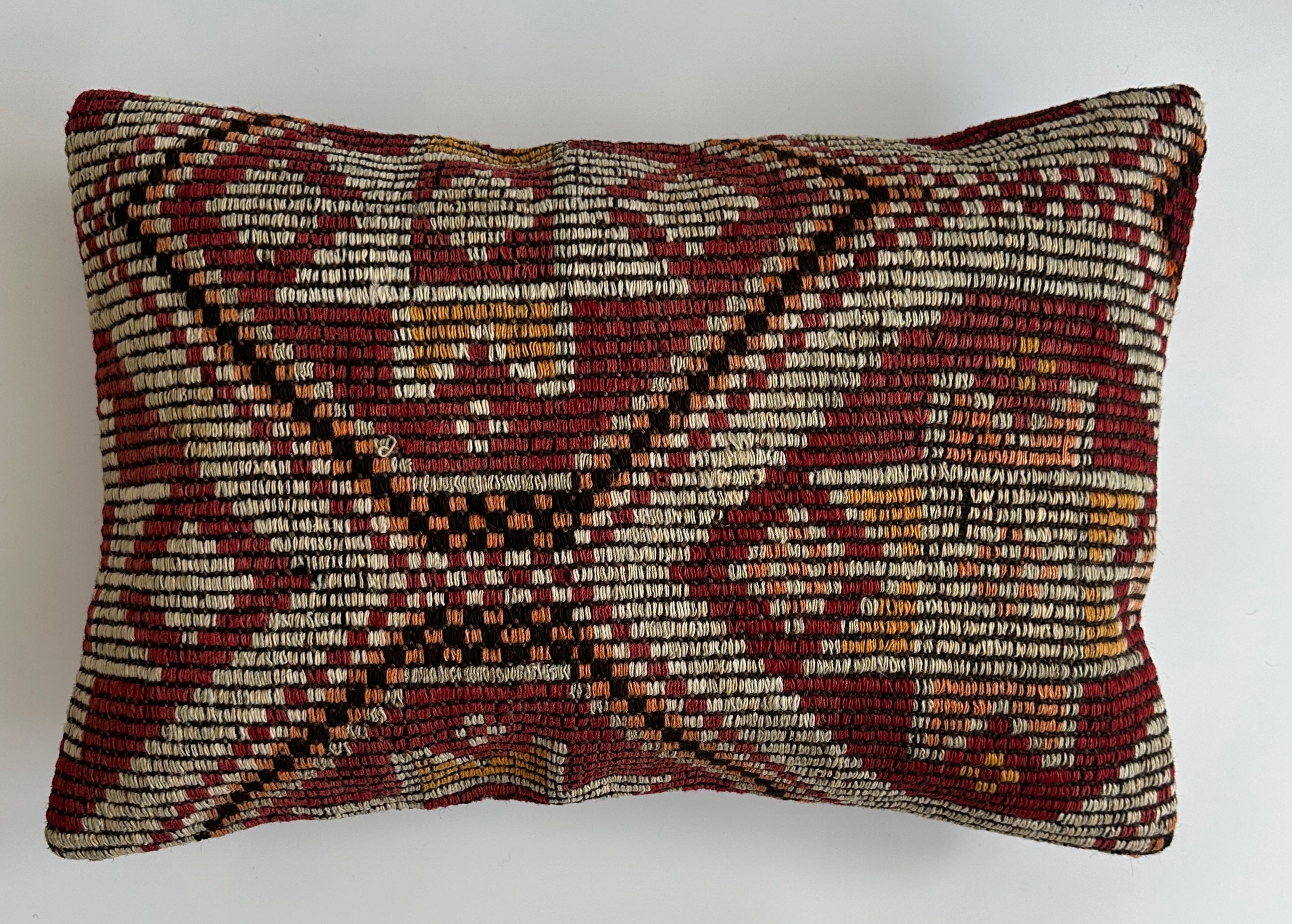 Multicolour Turkish Rug Cushion Cover 24''x16'' / 60x40 CM