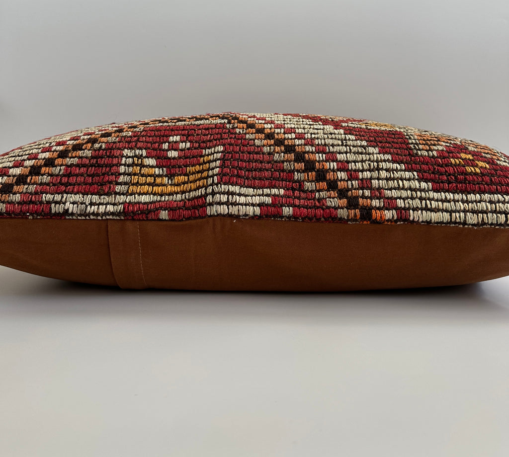Multicolour Turkish Rug Cushion Cover 24''x16'' / 60x40 CM