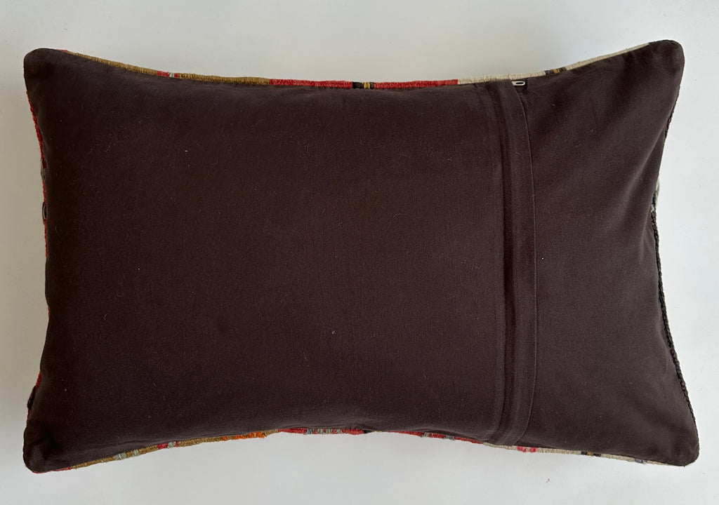 Multicolour Turkish Rug Cushion Cover 24''x16'' / 60x40 CM